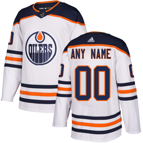 Download Men's Adidas Oilers Personalized Authentic White Road NHL ...